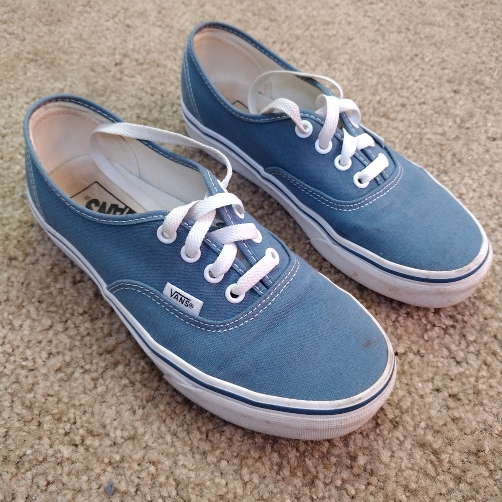 Blue Vans Size 7.5 Womens